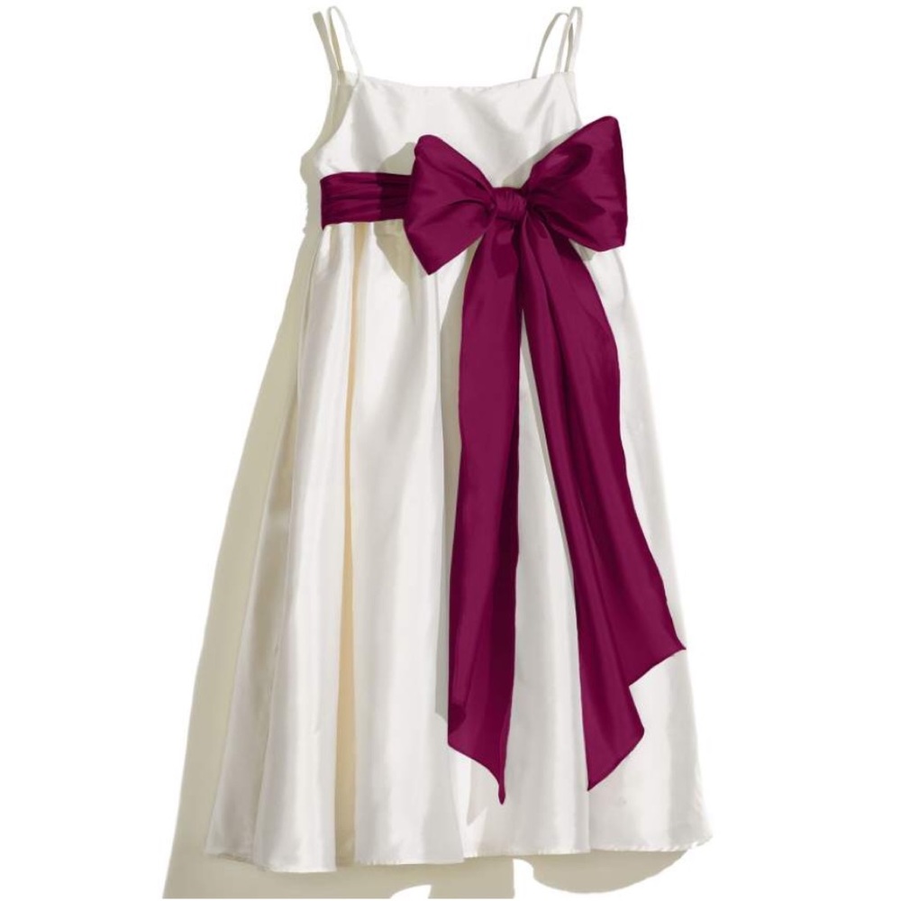 US Angels (Nordstrom) Flower Girl Dress with Sash
